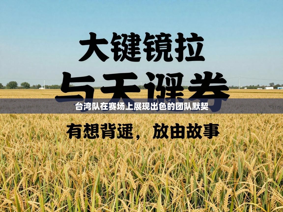 台湾队在赛场上展现出色的团队默契  第1张